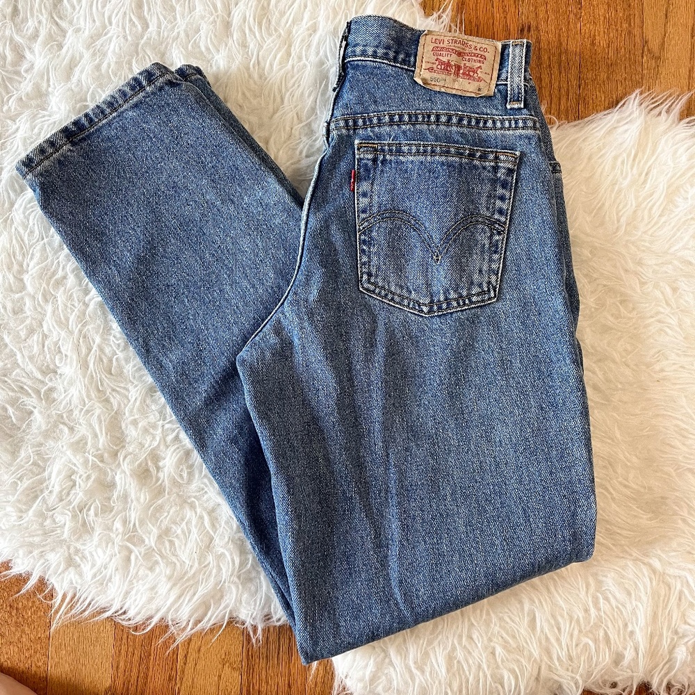 Y2K Levi's 550 Relaxed Fit 100% Cotton Jeans | Size 6